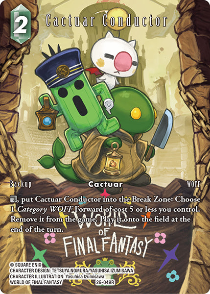 (049) Final Fantasy TCG Gunslinger in the Abyss Single: Cactuar Conductor (26-049) (V.2) Holo Rare