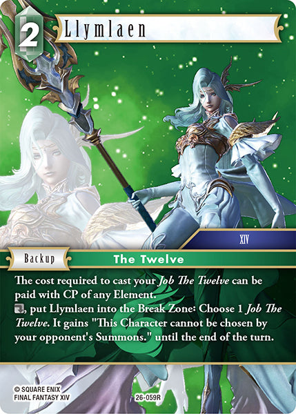 (059) Final Fantasy TCG Gunslinger in the Abyss Single: Llymlaen (26-059) Holo Rare