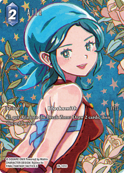 (101) Final Fantasy TCG Gunslinger in the Abyss Single: Aila (26-101) (V.2)  Common