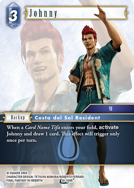 (109) Final Fantasy TCG Gunslinger in the Abyss Single: Johnny (26-109) Holo Rare