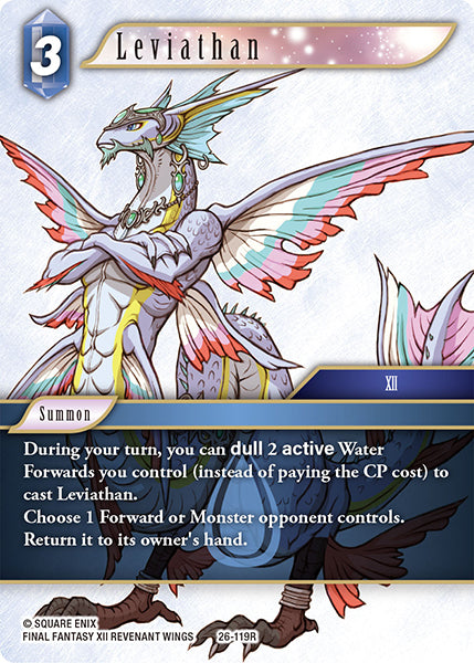 (119) Final Fantasy TCG Gunslinger in the Abyss Single: Leviathan (26-119)  Rare