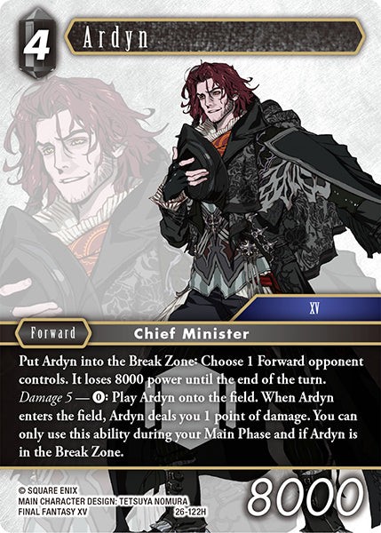 (122) Final Fantasy TCG Gunslinger in the Abyss Single: Ardyn (26-122) Holo Hero