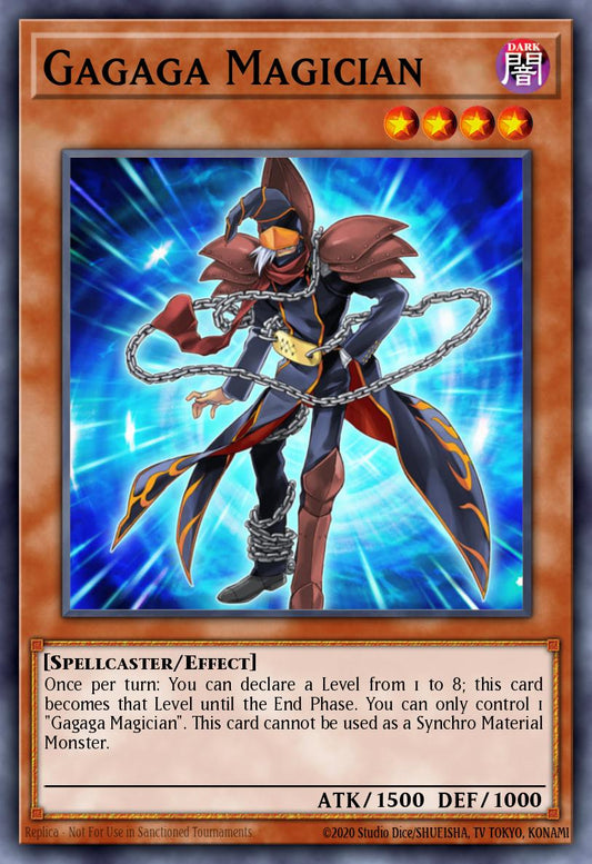 (007) YuGiOh TCG RA04: Quarter Century Stampede Single: Gagaga Magician (V.4 - Platinum Secret Rare)  Platinum Secret Rare