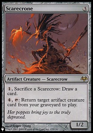 (172) Magic The Gathering The List Single: Scarecrone  Rare