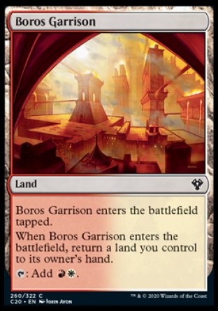 (260/322) Magic The Gathering Commander: Ikoria Single: Boros Garrison  Common