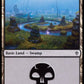 (260/269) Magic The Gathering Throne of Eldraine Single: Swamp (V.3) Holo Land