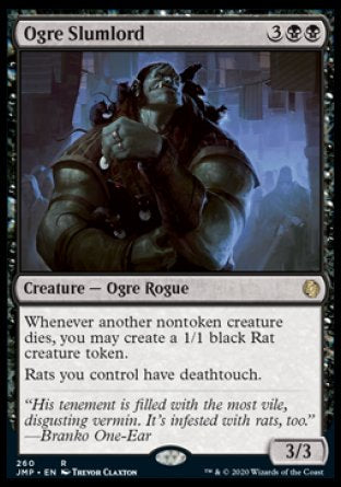 (260) Magic The Gathering Jumpstart Single: Ogre Slumlord  Rare