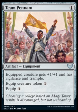 (260) Magic The Gathering Strixhaven: School of Mages Single: Team Pennant  Uncommon