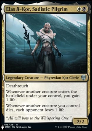 (198) Magic The Gathering The List Single: Elas il-Kor, Sadistic Pilgrim  Uncommon