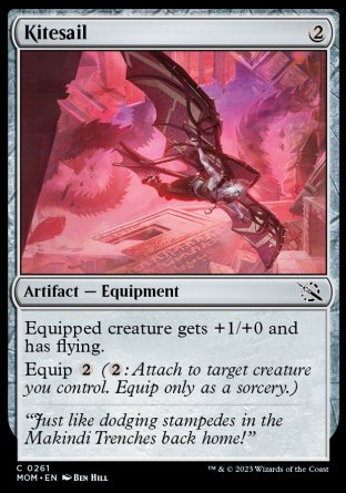 (261) Magic The Gathering March of the Machine Single: Kitesail Holo Common