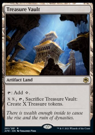 (261) Magic The Gathering Adventures in the Forgotten Realms Single: Treasure Vault  Rare