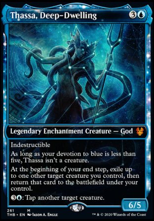 (261) Magic The Gathering Theros Beyond Death: Extras Single: Thassa, Deep-Dwelling  Mythic