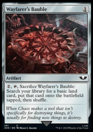 (261) Magic The Gathering Universes Beyond: Warhammer 40000 Single: Wayfarer's Bauble (V.1)  Common