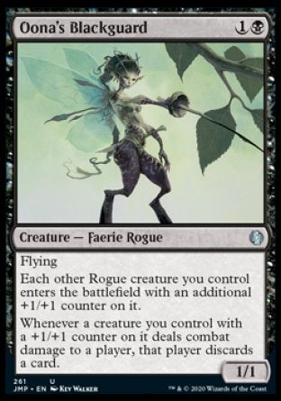(261) Magic The Gathering Jumpstart Single: Oona's Blackguard  Uncommon