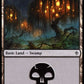 (261/269) Magic The Gathering Throne of Eldraine Single: Swamp (V.4) Holo Land