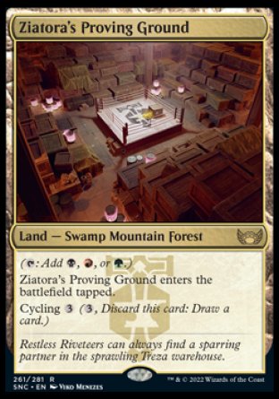 (261) Magic The Gathering Streets of New Capenna Single: Ziatora's Proving Ground Holo Rare