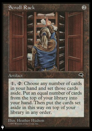 (000) Magic The Gathering The List Single: Scroll Rack  Rare