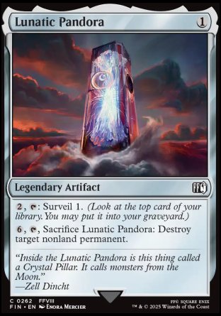 (262) Magic The Gathering Magic: The Gathering - FINAL FANTASY Single: Lunatic Pandora Holo Common