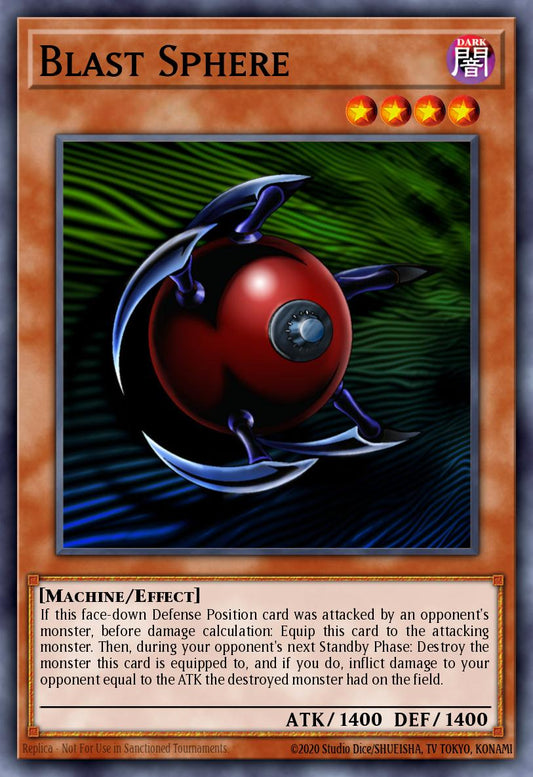 (027) YuGiOh TCG SBSC: Speed Duel: Scars of Battle Single: Blast Sphere  Common