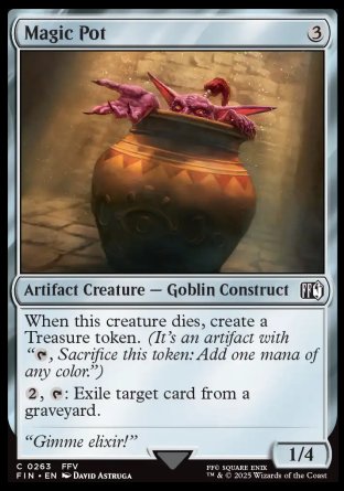 (263) Magic The Gathering Magic: The Gathering - FINAL FANTASY Single: Magic Pot Holo Common