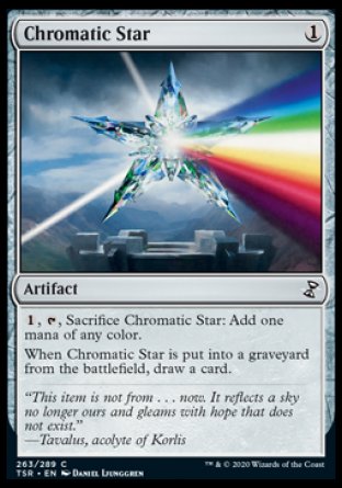 (263/289) Magic The Gathering Time Spiral Remastered Single: Chromatic Star  Common