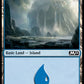 (263) Magic The Gathering Core 2021 Single: Island (V.1) Holo Land