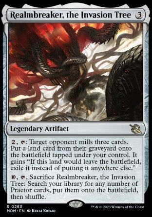 (263) Magic The Gathering March of the Machine Single: Realmbreaker, the Invasion Tree  Rare