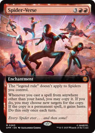 (263) Magic The Gathering Magic: The Gathering | Marvel's Spider-Man: Extras Single: Spider-Verse Holo Mythic