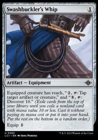 (263) Magic The Gathering The Lost Caverns of Ixalan Single: Swashbuckler's Whip Holo Uncommon