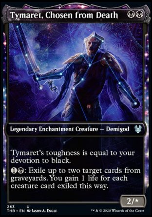 (263) Magic The Gathering Theros Beyond Death: Extras Single: Tymaret, Chosen from Death  Uncommon