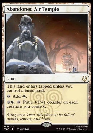 (263) Magic The Gathering Magic: The Gathering | Avatar: The Last Airbender Single: Abandoned Air Temple  Rare