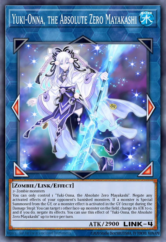 (025) YuGiOh TCG DUOV: Duel Overload Single: Yuki-Onna, the Absolute Zero Mayakashi  Ultra Rare