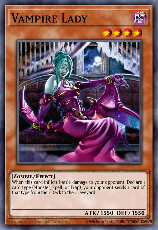 (196) YuGiOh TCG LCJW: Legendary Collection 4: Mega Pack Single: Vampire Lady  Common