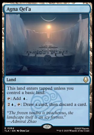 (264) Magic The Gathering Magic: The Gathering | Avatar: The Last Airbender: Promos Single: Agna Qel'a  Rare