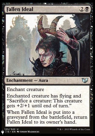 (125) Magic The Gathering The List Single: Fallen Ideal  Uncommon