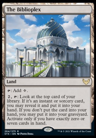 (264) Magic The Gathering Strixhaven: School of Mages Single: The Biblioplex Holo Rare