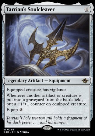 (264) Magic The Gathering The Lost Caverns of Ixalan Single: Tarrian's Soulcleaver  Rare