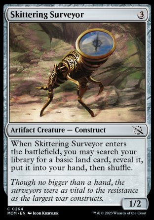 (264) Magic The Gathering March of the Machine Single: Skittering Surveyor Holo Common