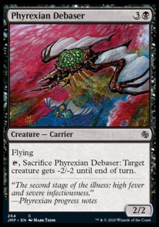 (264) Magic The Gathering Jumpstart Single: Phyrexian Debaser  Common