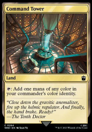 (264) Magic The Gathering Universes Beyond: Doctor Who Single: Command Tower (V.2)  Common