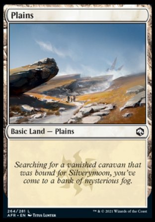 (264) Magic The Gathering Adventures in the Forgotten Realms Single: Plains (V.3)  Land