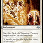 (264) Magic The Gathering Modern Horizons 2 Single: Seal of Cleansing (V.2) Holo Uncommon