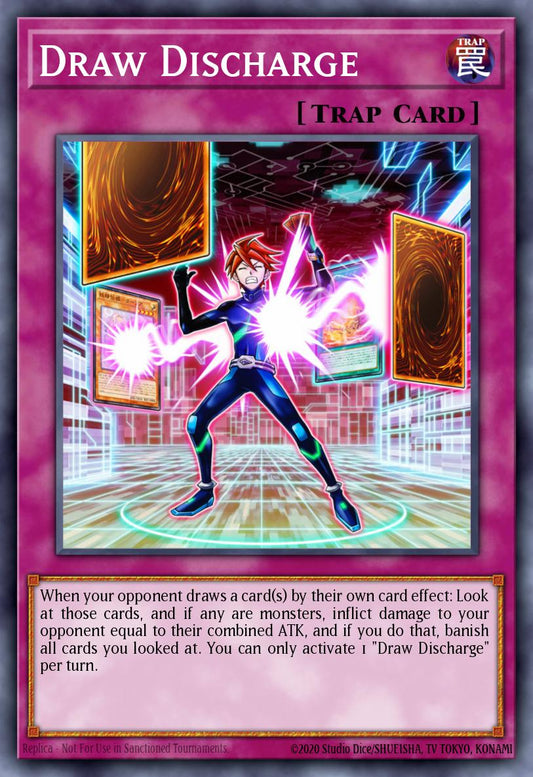 (132) YuGiOh TCG MP20: 2020 Tin of Lost Memories Mega Pack Single: Draw Discharge  Common