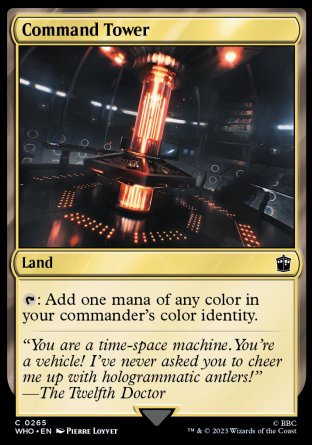 (265) Magic The Gathering Universes Beyond: Doctor Who Single: Command Tower (V.3)  Common