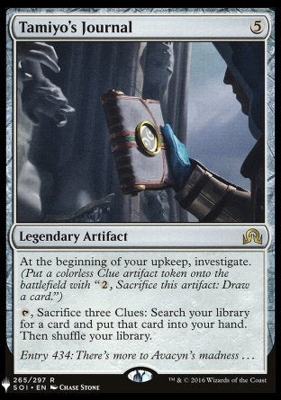 (265) Magic The Gathering The List Single: Tamiyo's Journal  Rare