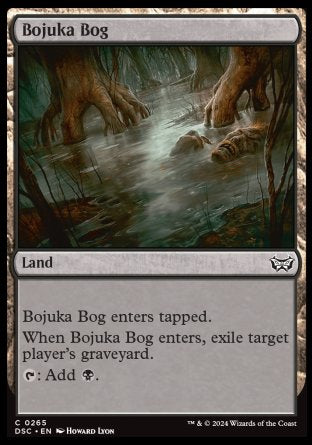 (265) Magic The Gathering Commander: Duskmourn: House of Horror Single: Bojuka Bog  Common