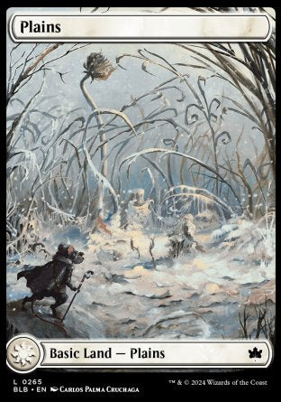 (265) Magic The Gathering Bloomburrow Single: Plains (V.4)  Land