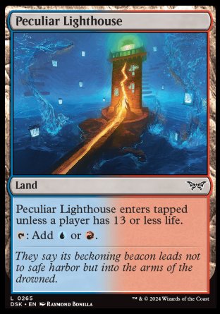(265) Magic The Gathering Duskmourn: House of Horror Single: Peculiar Lighthouse  Common