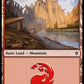 (265/269) Magic The Gathering Throne of Eldraine Single: Mountain (V.4) Holo Land