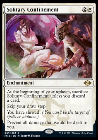 (265) Magic The Gathering Modern Horizons 2 Single: Solitary Confinement (V.2)  Rare